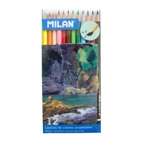 Milan Pack 12 Lápis de Cor Aguarela