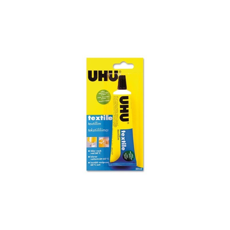 UHU tubo Cola Têxtil, para Tecidos 50ml