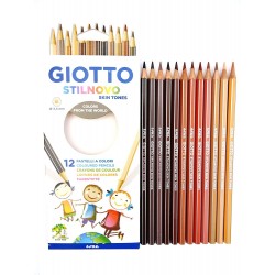 Giotto - 36 Lápices de Colores, Naturale -fácil de afilar