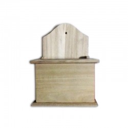 Salero/ caja de madera 19cm